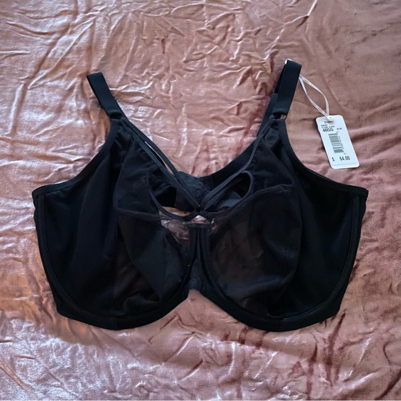 Elomi 40GG Sachi Caged Plunge Underwire Plus Bra EL4350 NWT 40J - Picture 10 of 10